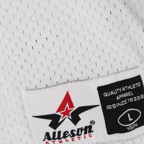 Vintage Alleson Athletic Football Falcons Jersey Kids Youth Large Johnson #14 - Picture 4 of 8